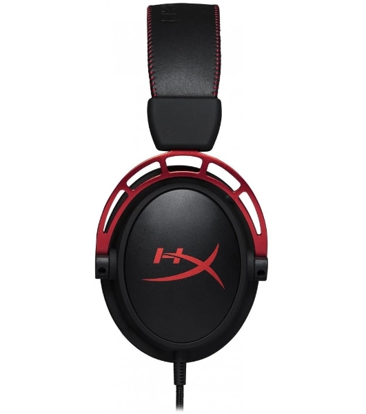 Гарнитура HyperX Cloud Alpha чёрный-красный, проводная, 2 x 3.5 мм, съёмный микрофон с шумоподавлением, регулятор громкости на кабеле