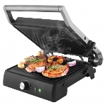 Электрический пресс-гриль Endever Grillmaster 225, серебристый/черный, 2300 Вт, терморегулятор, размер пов-ти 28х17 см, фото7