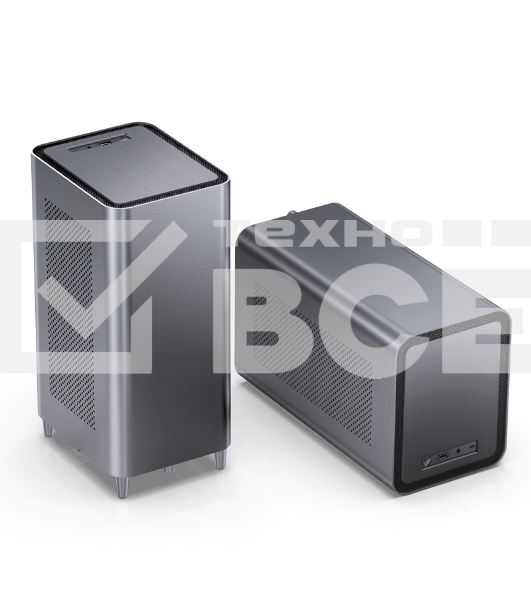 Корпус JONSBO N1 Gray без БП, mini-ITX, SFX, серый