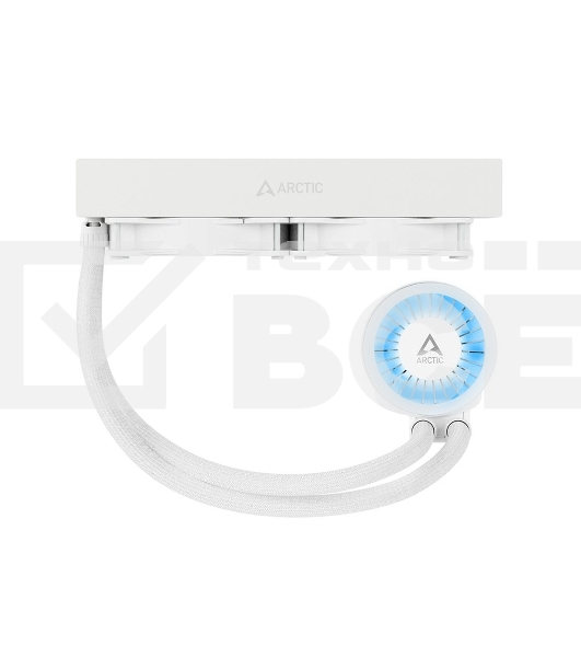 Жидкостная система охлаждения Arctic Liquid Freezer III 240 A-RGB белый, 120 мм, алюминий, 2800 об/мин, 25 дБ, 4 pin, 250 Вт