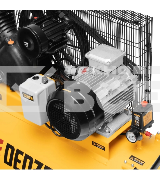 Компрессор воздушный рем. привод BCV 5500-T/270, 5,5 кВт, 270 литров, 850 л/мин Denzel