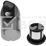 Пылесос ручной Karcher CVH 2 белый/черный, питание от аккумулятора, 70 Вт, уборка сухая, пылесборник 0.15 л, работа от АКБ max 10 мин., фото2