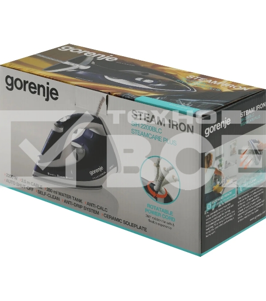 Утюг Gorenje SIH2200BLC