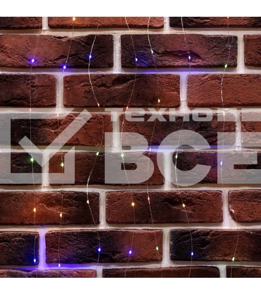 Гирлянда светодиодный занавес из росы Neon-Night 315-889 3х3м 300 LED IP20 USB + пульт управления с крючками для крепления мультиколор