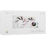 Система водяного охлаждения ID-Cooling SL240 белый 120мм алюминий+медь 2000rpm 30db 4-pin 300W, фото2