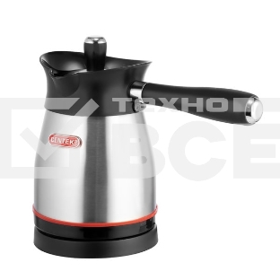 Кофеварка-турка электрическая Centek CT-1080 SS металл, исп. кофе - молотый, 0.5 л, 480 Вт