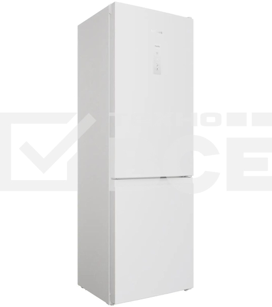 Холодильник Hotpoint HT 5180 W белый/серебристый, двухкамерный 220/78л морозилка снизу, Total No Frost
