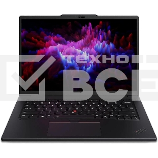 Ноутбук Lenovo ThinkPad P14s G5 черный Core Ultra 9 185H 32Gb SSD1Tb Intel Arc 14.5