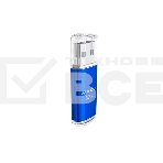 Флеш диск Maxvi MP 32GB USB 2.0 blue, монолит с колпачком, металл + ABS пластик, фото4