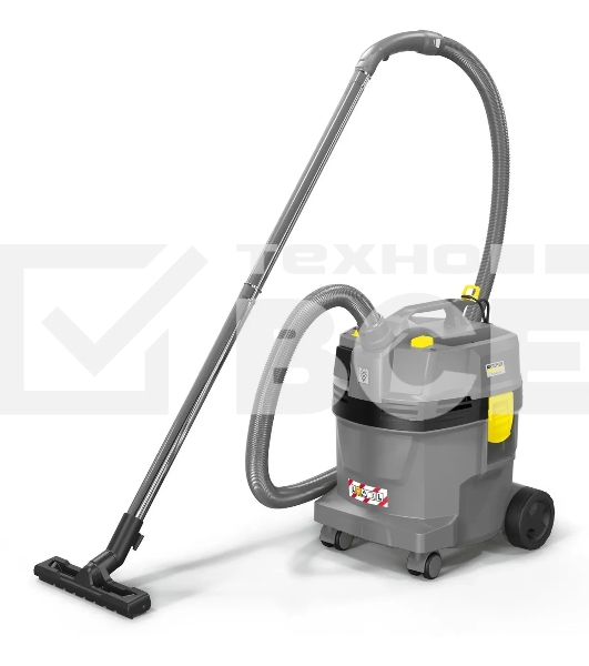 Пылесос строительный Karcher NT 22/1 Ap Te серый, 1300 Вт, уборка сухая/влажная, пылесборник мешок/контейнер, 22 л