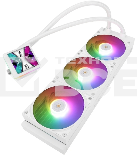 Система водяного охлаждения Thermalright Grand Vision 360 ARGB Soc-AM5/AM4/1151/1200/2066/2011/1700 белый 4-pin 29.6dB Al LCD Ret (G-VISION-360-WH-ARGB)