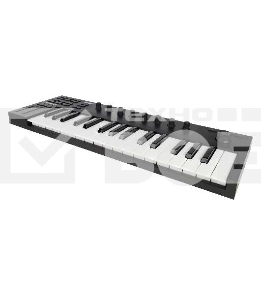 Клавиатура MIDI [26154] Native Instruments [Komplete Kontrol M32] 32 клавиши, мини-клавиатура, 8 сенсорных ручек, 2 сенсорные полосы, 4-направленный push-энкодер, OLED-дисплей, вход для педали