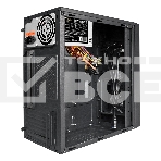 Компьютерный корпус Minitower ExeGate BAA-109U2-UNS350 (mATX, БП UNS350 с вент. 12см, 2*USB+2*USB 3.0, аудио, черный), фото3