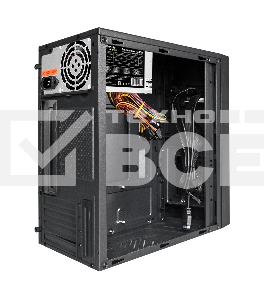 Компьютерный корпус Minitower ExeGate BAA-109U2-UNS350 (mATX, БП UNS350 с вент. 12см, 2*USB+2*USB 3.0, аудио, черный)