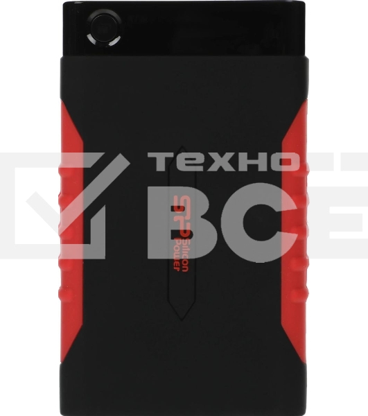 Внешний HDD 2.5' Silicon Power Armor A15, 2TB, USB 3.2 Gen 1 Type-A, 5400 rpm, черно-красный