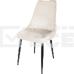 Стул для дома Бюрократ CH-K4 бежевый Holland 06 металл черный на ножках (CH-K4_1/HL07), фото7