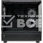 Компьютерный корпус HSPD F710, Panoramic Mid Tower, черный, TG, 0.5 SPCC, 3x120мм ARGb E-ATX, ATX, mATX, mITX 185/395/270мм 2x2.5