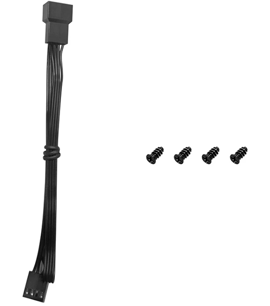 Вентилятор для корпуса Deepcool FD12 V2 120х120x25 черный 4-pin 35.6дБ (R-FD12V2-BKNPN1-G) Ret