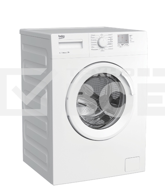 Стиральная машина Beko WRE6511BWW  (R) белый, загрузка фронтальная 6 кг, 1000 об/мин., класс: А