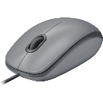 Мышь проводная Logitech M110 серый, 1000 dpi, USB, кнопки - 3, фото3