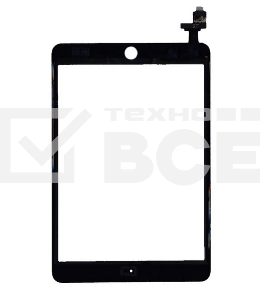 Сенсорное стекло (тачскрин) Ipad mini 3 (retina) + IC (A1599, A1600), черное