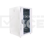 Шкаф телекоммуникационный напольный ЭКОНОМ 18U (600 × 800) дверь стекло, дверь металл, фото 1