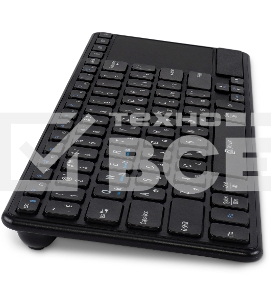 Клавиатура Оклик K614W черный USB беспроводная slim Multimedia Touch (1979327)
