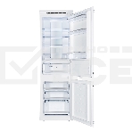 Встраиваемый холодильник LEX LBI177.2D белый двухкамерный 177/64 л морозилка снизу, фото6