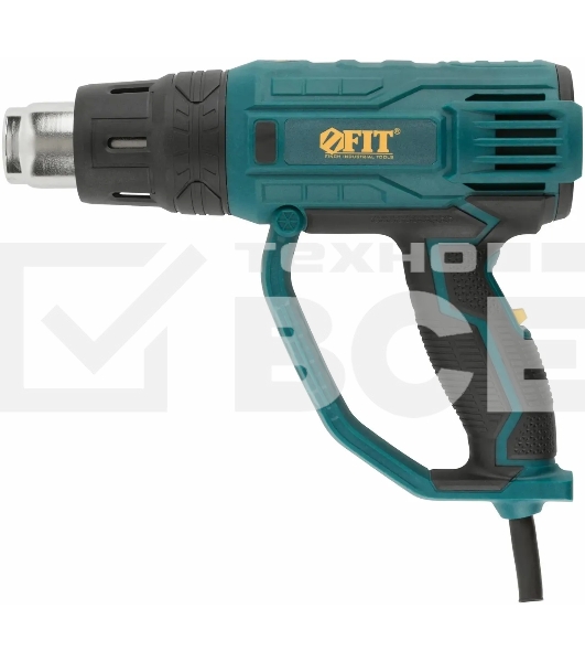 Фен технический FIT HG-2003 2000 Вт, 350/600 °C, 300/500 л/мин, рез. накл., коробка