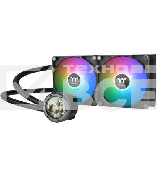 Система водяного охлаждения Thermaltake TH280 V2 Ultra ARGB Soc-AM5/AM4/1151/1200/1700 черный 4-pin 34.7dB Al+Cu LCD Ret (CL-W385-PL14SW-A)