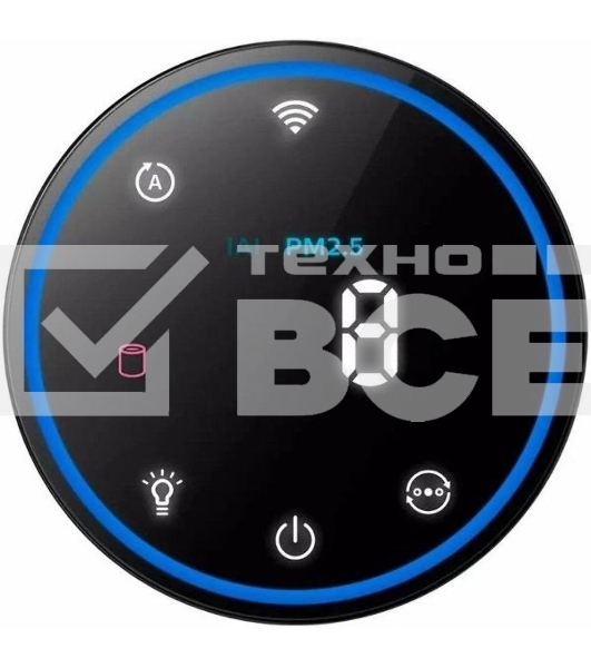 Увлажнитель-очиститель воздуха Philips AC1715/10 14Вт (ультразвуковой) белый/черный