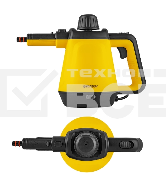 Отпариватель ручной Endever Odyssey Q-444, желтый/черный