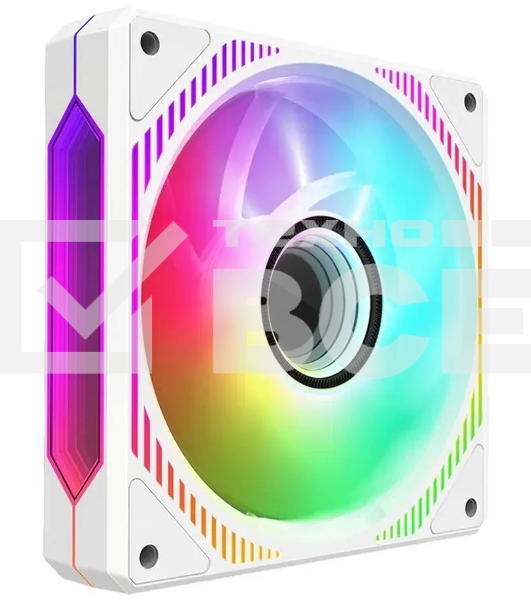 Вентилятор для корпуса Alseye Mirror-W-P белый, 120 мм, 2000 об/мин, 35.2 дБ, 4 pin