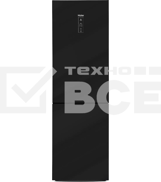 Холодильник Haier C2F637CGBG черный, двухкамерный, 278/108л, морорзилка снизу, No frost