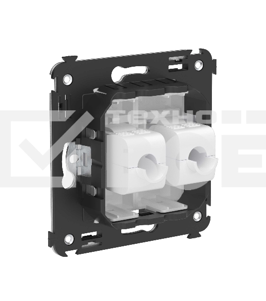 Розетка компьютерная DKC Avanti 4400664 RJ-45 без шторки в стену, кат.5е двойная, 