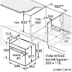 Встраиваемый духовой шкаф электрический Bosch HBG7721B1 черный, фото6
