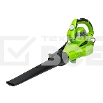 Воздуходувка-пылесос садовый электрический Greenworks BL3000, 220 В, 3000 Вт [2406507], фото6