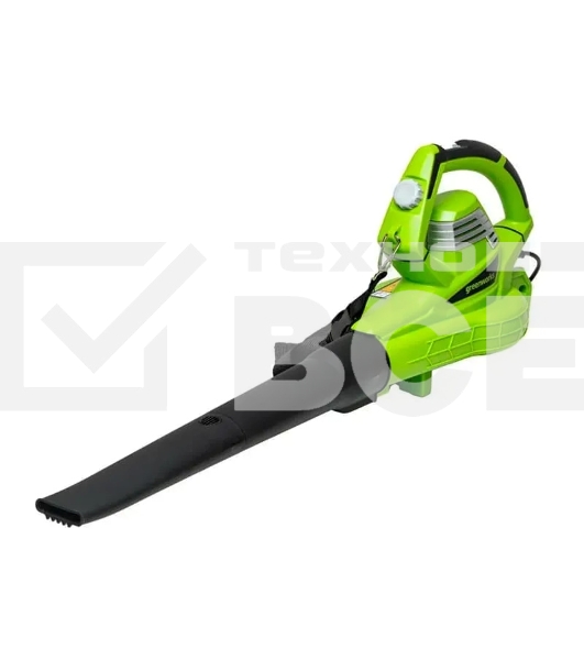 Воздуходувка-пылесос садовый электрический Greenworks BL3000, 220 В, 3000 Вт [2406507]
