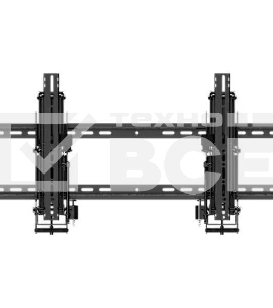 Настенное крепление для видеостен Wize Pro VW46G3 с выдвижным механизмом, тех-гия push in-pop out,37 60+, регу-ка глубины, Max VESA 800x400 мм, до 68 кг, расстояние от стены 10-27 см, верт-ое/горизонт-ое выравн-ие, защита от кражи,черный