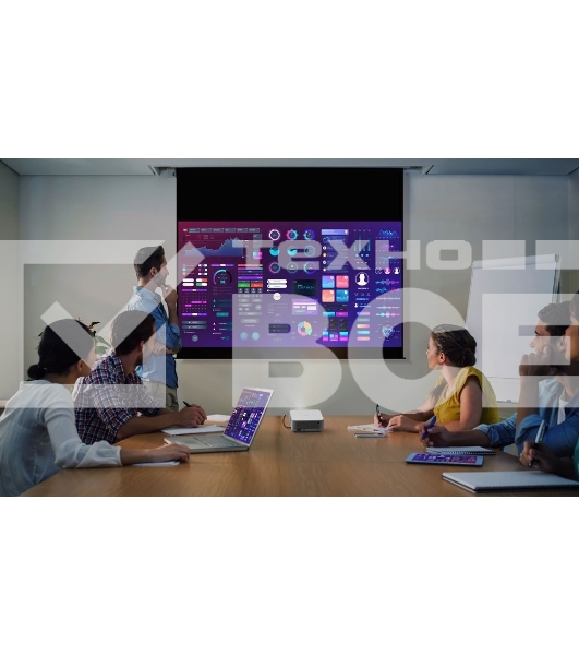 Лазерный проектор Optoma ML1080 DLP, 1200 Lm; Full HD (1920х1080); 3000000:1; Корр. трап +/-40 авто;TR 1,2:1;HDMI v2.1 x1;USB-C x1;AudioOut 3,5мм x1;USB-C power x1;USB-A power 5A x1;USB-A power 0,5A x1; RS232 (mini USB); 3W; 28/24 dB; 1kg; сумка