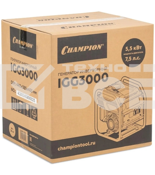 Генератор Champion IGG3000 2.9кВт