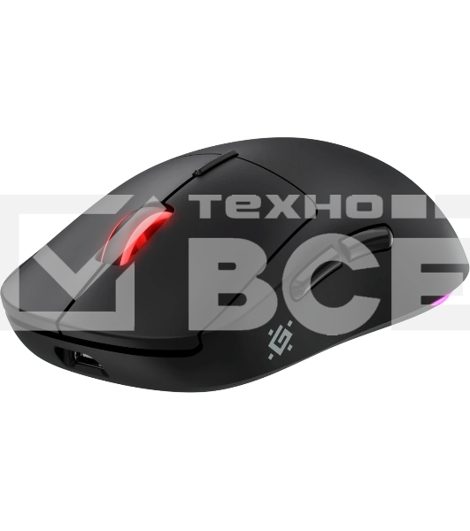 Мышь беспроводная/проводная Defender Elite GM-212 черный, 26000 dpi, радиоканал, Bluetooth, USB, кнопки - 6