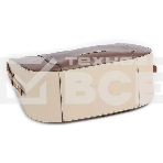 Сумка женская Piquadro Circle BD6657W92/MBE коричневая/бежевая натур.кожа, фото3