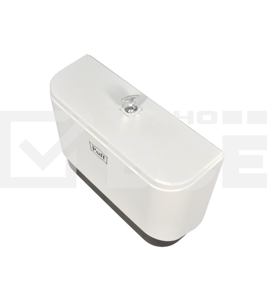 Диспенсер бумажных полотенец Puff-5140 белый, с замком, ABS-пластик