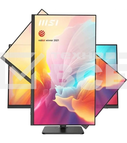 Монитор 27' MSI Modern MD272QXP IPS 2560x1440, 100 Гц, 4 мс, 16:9, 400 кд/м2, 1xHDMI, 1xDP, 1xUSB-C, 1x3.5 мм, черный