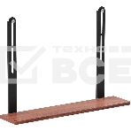 Подставка для аксессуаров Ultramounts UM313B черный/орех макс.10кг настенный, фото 1