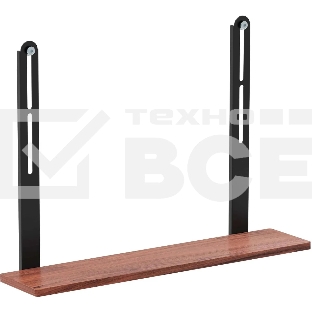 Подставка для аксессуаров Ultramounts UM313B черный/орех макс.10кг настенный