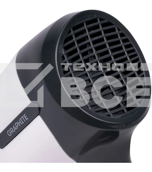 Фен для волос Galaxy Line GL 4344, белый, 1400Вт, 2 скорости потока воздуха, складная ручка, подвесная петля