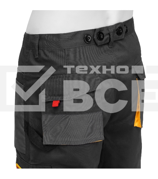 Брюки профессиональные рабочие Denzel 65% полиэстер 35% хлопок, M