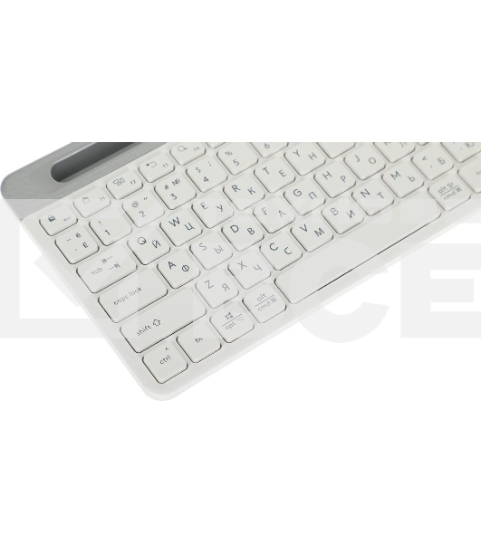 Клавиатура беспроводная A4Tech Fstyler FBK25, USB, Bluetooth/Радиоканал, белый/серый